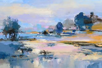 COMING SOON!<br />
Between Night and Day <br />
Oil on canvas<br />
40 x 60