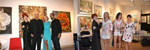 fancy art gallery reception