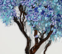 Blue Flutter Tree (close-up)