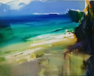 Coastal Dreams (SOLD)<br />
Oil on Canvas <br />
43 x 55