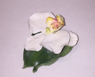 Orchid Small 1 Hand-made Porcelain