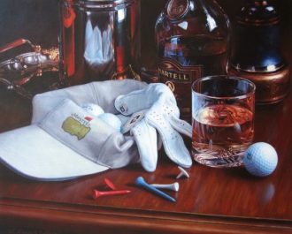Martell <br />
Oil on Canvas <br />
33 x 27
