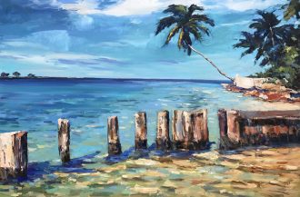 Forgotten Beach <br />
Oil on Canvas<br />
40 x 60