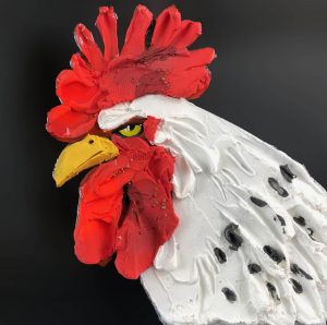 rooster head