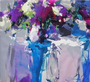 white purple abstract lilacs