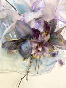 Water Memories III Lilac (detail)