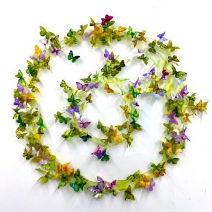 abstract butterflies in circle