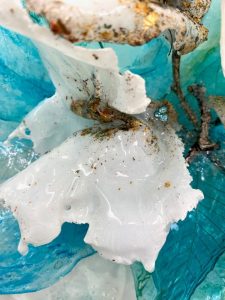 Water Memories IV Turquoise (detail)