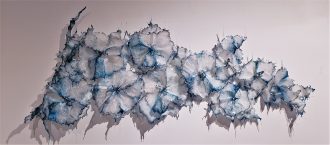 Coral Reef (SOLD)<br />
Resin and fiberglass<br />
33 x 60 (horizontal or vertical)