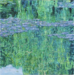 Willow Tree Reflections (SOLD)<br />
Mixed Media on Canvas<br />
59 x 59