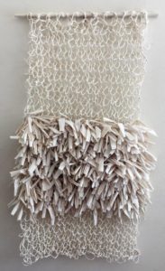 White Corals<br />
Natural Fibers and Mixed Media<br />
48 x 25 x 5