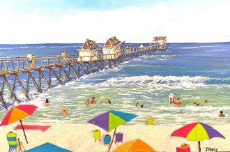 Our Beautiful Pier (SOLD)<br />
Oil on Canvas<br />
24 x 36