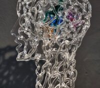 (COMING SOON!)<br />
What the Mind cannot Control <br />
Venetian Murano glass<br />
15.7 x 9.8 x 7.5