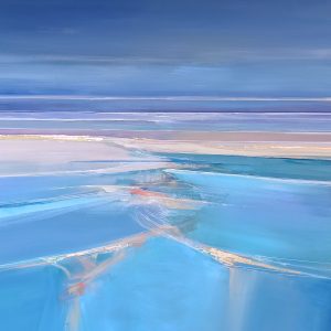 abstract blue seascape