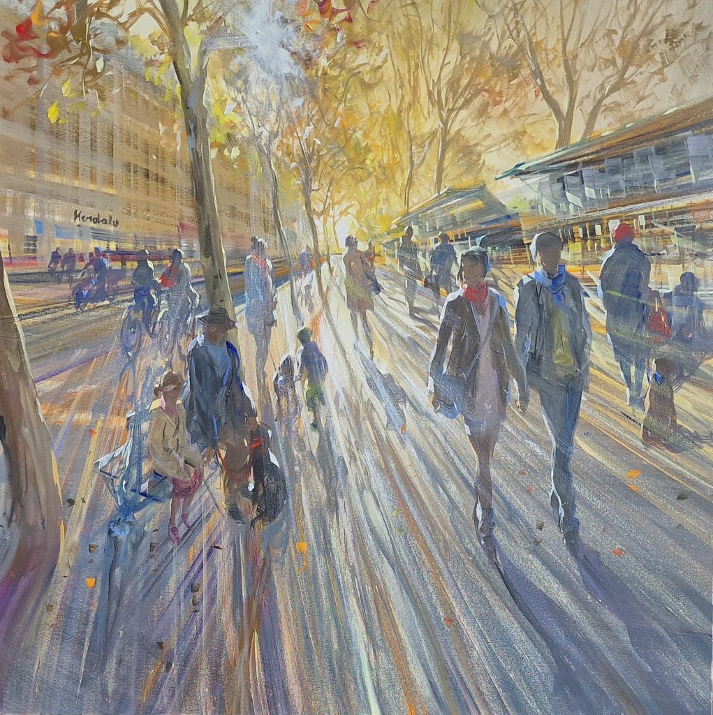 Parisian street view