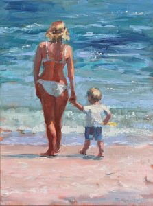 Hold on to the Moment<br />
Oil on canvas<br />
16 x 12