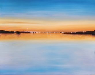 Trabocchi Coast Abruzzo <br />
Oil on canvas<br />
46 x 58