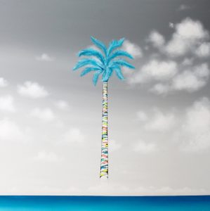 A Palm Tree Dream<br />
Oil on canvas<br />
48 x 48
