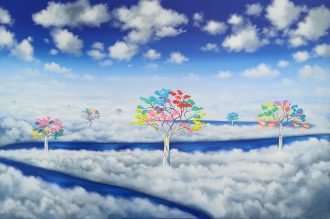 Once Upon a Time<br />
Oil on canvas<br />
51 x 76